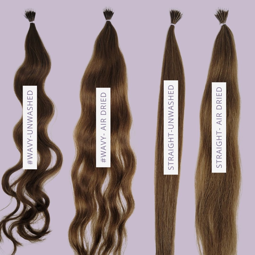 Wavy Nano Bead Hair Extensions